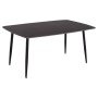 ΤΡΑΠΕΖΙ RAVEN HM18150.02 ΚΕΡΑΜΙΚΟ TOP ΜΕ ΟΨΗ ΜΑΥΡΟ ΜΑΡΜΑΡΟ 160x80x74Υεκ.