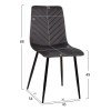 ΣΕΤ ΤΡΑΠΕΖΑΡΙΑΣ 5ΤΜΧ LATRELL HM21192 ΤΡΑΠΕΖΙ ΚΕΡΑΜΙΚΟ TOP-ΒΕΛΟΥΔΟ ΓΚΡΙ ΚΑΡΕΚΛΕΣ