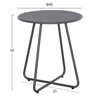 ΣΕΤ LOUNGE 3TMX ΕΞ.ΧΩΡΟΥ PONY HM21193 ΜΕΤΑΛΛΟ ΣΕ ΓΚΡΙ--ΣΥΝΘ.RATTAN ΣΕ ΛΕΥΚΟ-ΜΑΥΡΟ