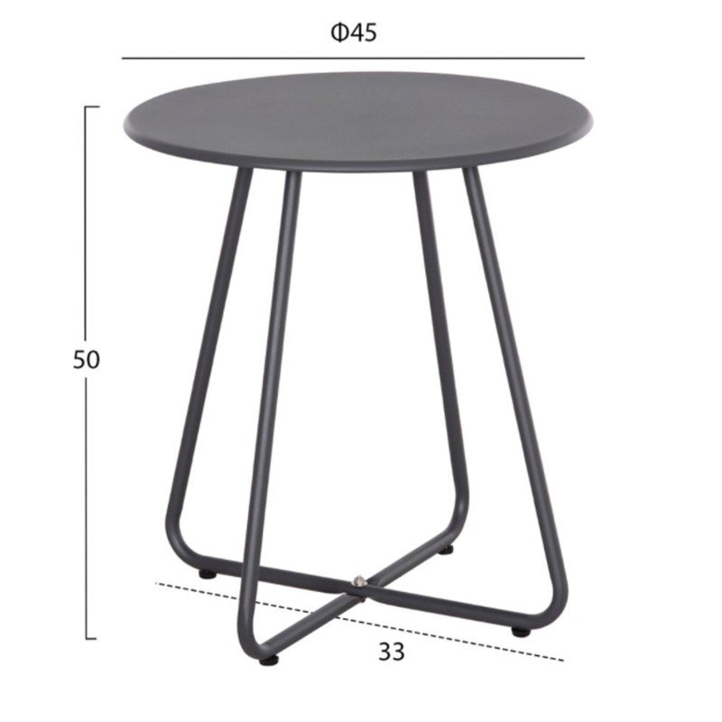 ΣΕΤ LOUNGE 3TMX ΕΞ.ΧΩΡΟΥ PONY HM21193 ΜΕΤΑΛΛΟ ΣΕ ΓΚΡΙ--ΣΥΝΘ.RATTAN ΣΕ ΛΕΥΚΟ-ΜΑΥΡΟ