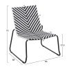 ΣΕΤ LOUNGE 3TMX ΕΞ.ΧΩΡΟΥ PONY HM21193 ΜΕΤΑΛΛΟ ΣΕ ΓΚΡΙ--ΣΥΝΘ.RATTAN ΣΕ ΛΕΥΚΟ-ΜΑΥΡΟ