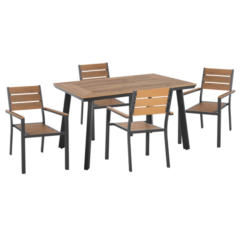 ΣΕΤ ΤΡΑΠΕΖΑΡΙΑΣ TABER HM21197 ΤΡΑΠΕΖΙ & 4 ΠΟΛΥΘΡΟΝΕΣ-ΑΛΟΥΜΙΝΙΟ & POLYWOOD-ΑΝΘΡΑΚΙ ΣΕΤ ΤΡΑΠΕΖΑΡΙΑΣ TABER HM21197 ΤΡΑΠΕΖΙ & 4 ΠΟΛΥΘΡΟΝΕΣ-ΑΛΟΥΜΙΝΙΟ & POLYWOOD-ΑΝΘΡΑΚΙ