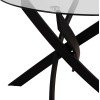 ΣΕΤ ΤΡΑΠΕΖΑΡΙΑΣ 5ΤΜΧ LADY HM21199.02 ΓΥΑΛΙ--ΜΕΤΑΛΛΟ ΣΕ ΜΑΥΡΟ & ΒΕΛΟΥΔΟ ΣΑΠΙΟ ΜΗΛΟ