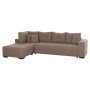 ΓΩΝΙΑΚΟΣ ΚΑΝΑΠΕΣ-ΚΡΕΒΑΤΙ ΜΕ ΑΠΟΘ.ΧΩΡΟ TRENDSTON HM3302.03L ΜΠΕΖ ΥΦΑΣΜΑ 298x177x95Υεκ