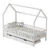 ΚΡΕΒΑΤΙ ΠΑΙΔΙΚΟ ΜΕ ΣΥΡΤΑΡΙΑ PHYLLIS HM724.03 τ.MONTESSORI ΛΕΥΚΟ 196x97x161Υεκ.