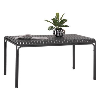 ΤΡΑΠΕΖΙ ΑΛΟΥΜΙΝΙΟΥ RACHEL HM6339.01 ΓΚΡΙ 150x80x75Υεκ.