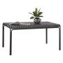 ΤΡΑΠΕΖΙ ΑΛΟΥΜΙΝΙΟΥ RACHEL HM6339.01 ΓΚΡΙ 150x80x75Υεκ.