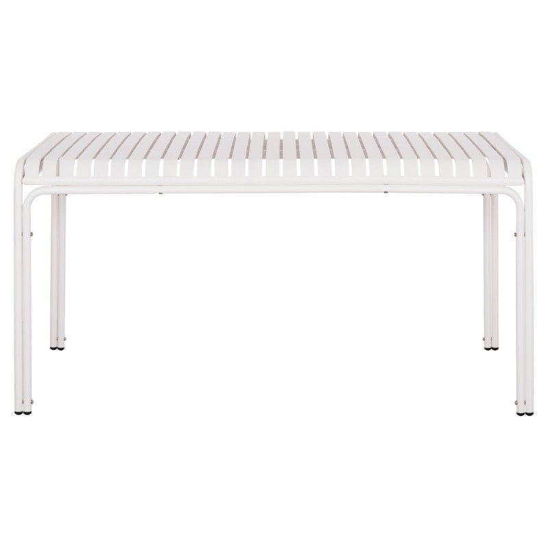 ΤΡΑΠΕΖΙ ΑΛΟΥΜΙΝΙΟΥ RACHEL HM6339.02 ΛΕΥΚΟ 150x80x75Υεκ.