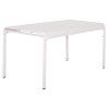 ΤΡΑΠΕΖΙ ΑΛΟΥΜΙΝΙΟΥ RACHEL HM6339.02 ΛΕΥΚΟ 150x80x75Υεκ.