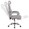 ΚΑΡΕΚΛΑ ΓΡΑΦΕΙΟΥ BARNET HM18258.02 ΓΚΡΙ MESH-ΓΚΡΙ ΣΚΕΛΕΤΟΣ NYLON 61x62x123Υ