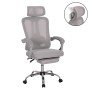 ΚΑΡΕΚΛΑ ΓΡΑΦΕΙΟΥ BARNET HM18258.02 ΓΚΡΙ MESH-ΓΚΡΙ ΣΚΕΛΕΤΟΣ NYLON 61x62x123Υ