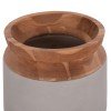 ΔΙΑΚΟΣΜΗΤΙΚΑ ΒΑΖΑ ΔΑΠΕΔΟΥ 2ΤΜΧ LINTER HM21140.03 FIBER CEMENT ΓΚΡΙ-ΞΥΛΟ ΤΕΑΚ 47Υ & 60Υεκ
