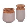 ΔΙΑΚΟΣΜΗΤΙΚΑ ΒΑΖΑ ΔΑΠΕΔΟΥ 2ΤΜΧ LINTER HM21140.04 FIBER CEMENT TAUPE-ΞΥΛΟ ΤΕΑΚ 47Υ & 60Υεκ