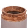 ΔΙΑΚΟΣΜΗΤΙΚΑ ΒΑΖΑ ΔΑΠΕΔΟΥ 2ΤΜΧ LINTER HM21140.04 FIBER CEMENT TAUPE-ΞΥΛΟ ΤΕΑΚ 47Υ & 60Υεκ