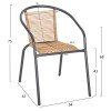 ΣΕΤ ΤΡΑΠΕΖΑΡΙΑΣ 5ΤΜΧ SWIFTER HM21222.01 ΚΑΡΕΚΛΕΣ ΜΕΤΑΛ.& ΤΡΑΠΕΖΙ 110x60 ΓΚΡΙ-ΦΥΣΙΚΟ