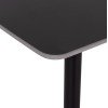 ΣΕΤ ΤΡΑΠΕΖΑΡΙΑΣ 5ΤΜΧ RAVEN HM21067.02 ΚΕΡΑΜΙΚΟ TOP ΜΑΥΡΟ ΜΑΡΜΑΡΟ--ΜΕΤΑΛΛΟ