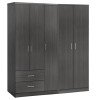 ΝΤΟΥΛΑΠΑ 5ΦΥΛΛΗ CAESAR HM21234.01 ΜΕΛΑΜΙΝΗ ΧΡΩΜΑ ZEBRANO 150x42.5x181Υεκ