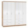 ΝΤΟΥΛΑΠΑ 6ΦΥΛΛΗ CAESAR HM21236.02 ΜΕΛΑΜΙΝΗ SONAMA & ΛΕΥΚΟ 180x42,5Χ181Υεκ.