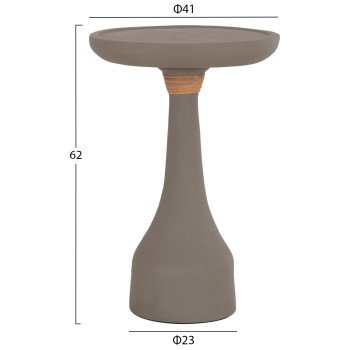 ΒΟΗΘΗΤΙΚΟ ΤΡΑΠΕΖΙ ΓΙΑ ΛΑΜΠΑΤΕΡ TORG HM18170.03 FIBER CEMENT ΓΚΡΙ Φ41x62Υεκ.