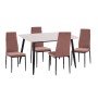 ΣΕΤ ΤΡΑΠΕΖΑΡΙΑΣ 5ΤΜΧ RAVEN HM21264.01 ΚΕΡΑΜΙΚΟ TOP ΛΕΥΚΟ ΜΑΡΜΑΡΟ--ΒΕΛΟΥΔΟ ΣΑΠΙΟ ΜΗΛΟ