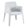 ΠΟΛΥΘΡΟΝΑ ΠΟΛΥΠΡΟΠΥΛΕΝΙΟΥ SLEEK HM6370.01 ΛΕΥΚΗ 68x63x82,5Υεκ.
