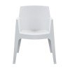 ΠΟΛΥΘΡΟΝΑ ΠΟΛΥΠΡΟΠΥΛΕΝΙΟΥ SLEEK HM6370.01 ΛΕΥΚΗ 68x63x82,5Υεκ.