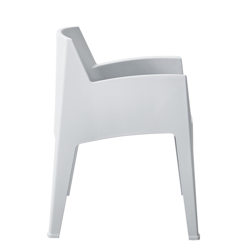 ΠΟΛΥΘΡΟΝΑ ΠΟΛΥΠΡΟΠΥΛΕΝΙΟΥ SLEEK HM6370.01 ΛΕΥΚΗ 68x63x82,5Υεκ.