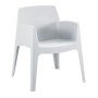 ΠΟΛΥΘΡΟΝΑ ΠΟΛΥΠΡΟΠΥΛΕΝΙΟΥ SLEEK HM6370.01 ΛΕΥΚΗ 68x63x82,5Υεκ.