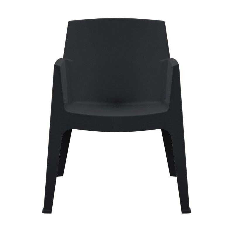 ΠΟΛΥΘΡΟΝΑ ΠΟΛΥΠΡΟΠΥΛΕΝΙΟΥ SLEEK HM6370.02 ΜΑΥΡΗ 68x63x82,5Υεκ.