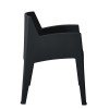ΠΟΛΥΘΡΟΝΑ ΠΟΛΥΠΡΟΠΥΛΕΝΙΟΥ SLEEK HM6370.02 ΜΑΥΡΗ 68x63x82,5Υεκ.
