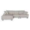 ΚΑΝΑΠΕΣ ΑΡΙΣΤΕΡΗ ΓΩΝΙΑ CRANFIELD HM3287.02L ΜΠΕΖ ΡΙΓΕ ΥΦΑΣΜΑ 315x167(γωνία)x67Υεκ.