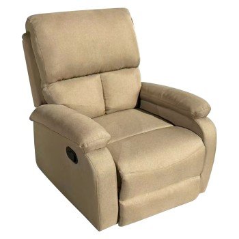 ΠΟΛΥΘΡΟΝΑ RELAX DIONI HM3296.03 ΜΠΕΖ ΥΦΑΣΜΑ 85x90x100Υεκ.
