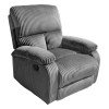 ΠΟΛΥΘΡΟΝΑ RELAX DIONI HM3296.11 ΓΚΡΙ ΡΙΓΕ ΥΦΑΣΜΑ 85x90x100Υεκ.