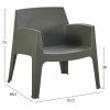 ΠΟΛΥΘΡΟΝΑ ΠΟΛΥΠΡΟΠΥΛΕΝΙΟΥ LOUNGE SLEEK HM6365.05 DARK OLIVE GREEN 62x68x73Υεκ. ΠΟΛΥΘΡΟΝΑ ΠΟΛΥΠΡΟΠΥΛΕΝΙΟΥ LOUNGE SLEEK HM6365.05 DARK OLIVE GREEN 62x68x73Υεκ.