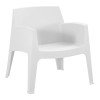 ΠΟΛΥΘΡΟΝΑ ΠΟΛΥΠΡΟΠΥΛΕΝΙΟΥ LOUNGE SLEEK HM6365.01 ΛΕΥΚΟ 62x68x73Υεκ.