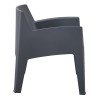 ΠΟΛΥΘΡΟΝΑ ΠΟΛΥΠΡΟΠΥΛΕΝΙΟΥ LOUNGE SLEEK HM6365.10 ΓΚΡΙ 62x68x73Υεκ.