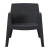 ΠΟΛΥΘΡΟΝΑ ΠΟΛΥΠΡΟΠΥΛΕΝΙΟΥ LOUNGE SLEEK HM6365.02 ΜΑΥΡΟ 62x68x73Υεκ.