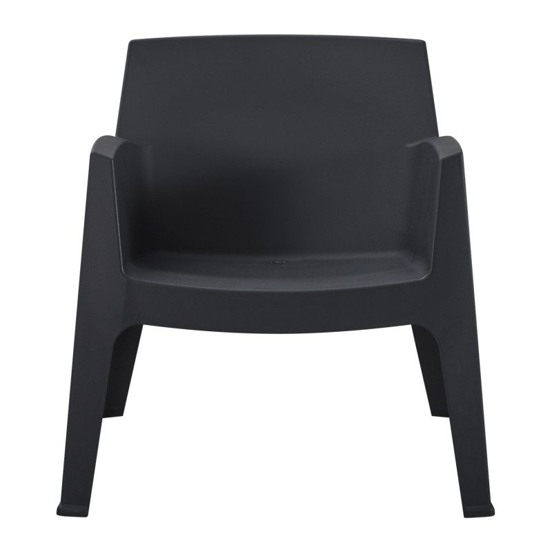 ΠΟΛΥΘΡΟΝΑ ΠΟΛΥΠΡΟΠΥΛΕΝΙΟΥ LOUNGE SLEEK HM6365.02 ΜΑΥΡΟ 62x68x73Υεκ.