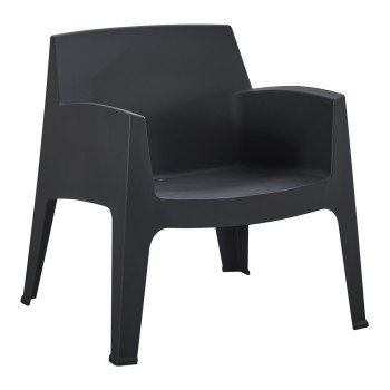 ΠΟΛΥΘΡΟΝΑ ΠΟΛΥΠΡΟΠΥΛΕΝΙΟΥ LOUNGE SLEEK HM6365.02 ΜΑΥΡΟ 62x68x73Υεκ.