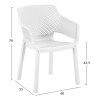 ΠΟΛΥΘΡΟΝΑ ΠΟΛΥΠΡΟΠΥΛΕΝΙΟΥ PEGGY HM6368.01 ΛΕΥΚΟ 60x55x79Υεκ