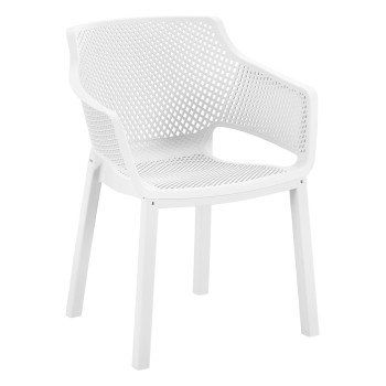 ΠΟΛΥΘΡΟΝΑ ΠΟΛΥΠΡΟΠΥΛΕΝΙΟΥ PEGGY HM6368.01 ΛΕΥΚΟ 60x55x79Υεκ