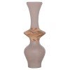 ΔΙΑΚΟΣΜΗΤΙΚΟ ΒΑΖΟ ΔΑΠΕΔΟΥ NEBULA HM4660.05S FIBER CEMENT TAUPE--ΞΥΛΟ ΤΕΑΚ Φ45x115Υεκ