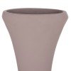 ΔΙΑΚΟΣΜΗΤΙΚΟ ΒΑΖΟ ΔΑΠΕΔΟΥ NEBULA HM4660.05S FIBER CEMENT TAUPE--ΞΥΛΟ ΤΕΑΚ Φ45x115Υεκ