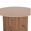ΤΡΑΠΕΖΙ ΣΑΛΟΝΙΟΥ TWIL HM18325 ΚΕΡΑΜΙΚΟ TOP ΟΨΗ ΤΡΑΒΕΡΤΙΝΑΣ-MDF ΒΑΣΗ Φ80x40Υεκ