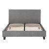 ΚΡΕΒΑΤΙ ΜΕ ΣΤΡΩΜΑ BECCA HM21283.04 ΓΚΡΙ ΥΦΑΣΜΑ--ΓΙΑ 150x200εκ