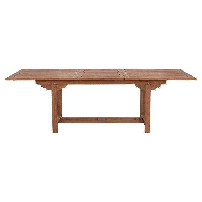 TΡΑΠΕΖΙ ΤΡΑΠΕΖΑΡΙΑΣ ΑΝΟΙΓΟΜΕΝΟ CRANDER HM6376 ΞΥΛΟ TEAK ΣΕ ΦΥΣΙΚΟ 180-240x100x76Υεκ