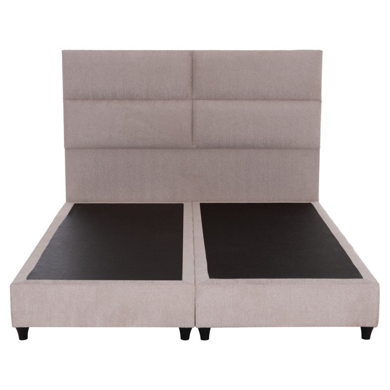 ΚΡΕΒΑΤΙ MILO HM616.32 ΜΠΕΖ ΥΦΑΣΜΑ ΓΙΑ ΣΤΡΩΜΑ 160x200εκ
