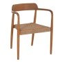 ΠΟΛΥΘΡΟΝΑ ΤΡΑΠΕΖΑΡΙΑΣ ROBBY HM18350 ΞΥΛΟ TEAK & ΣΧΟΙΝΙ VIRO ΦΥΣΙΚΟ 55x50x71Υεκ.