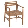 ΠΟΛΥΘΡΟΝΑ ΤΡΑΠΕΖΑΡΙΑΣ ROBIN HM18351 ΞΥΛΟ TEAK & ΣΧΟΙΝΙ VIRO ΦΥΣΙΚΟ 53,5x60x78Υεκ
