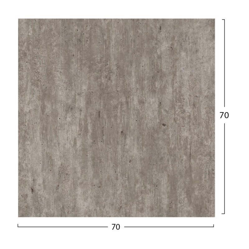 ΕΠΙΦΑΝΕΙΑ ΤΡΑΠΕΖΙΟΥ HPL ΤΕΤΡΑΓΩΝΗ HM5838.37 CONCRETE 70x70εκ.